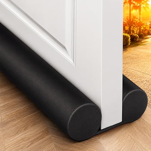 Double-Sided Under Door Draft Stopper 38" - Noise & Cold Air Seal Strip