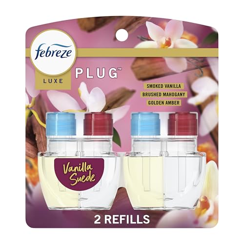 Plug-In Scented Oil Air Freshener Refills - Vanilla Suede (2-Pack)