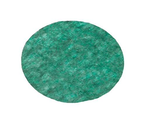 Absorbent Christmas Tree Floor Protection Mat - 28-Inch Round, Green