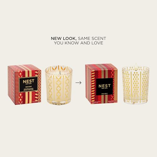 Nest New York Holiday Scented Votive Candle - Giftable Citrus Pine