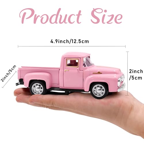 Mini Metal Easter Pickup Truck Decoration with Removable Eggs
