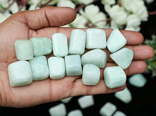 Natural Crystal Tumbled Stones Kit - 2000+ Carats for Reiki and Meditation