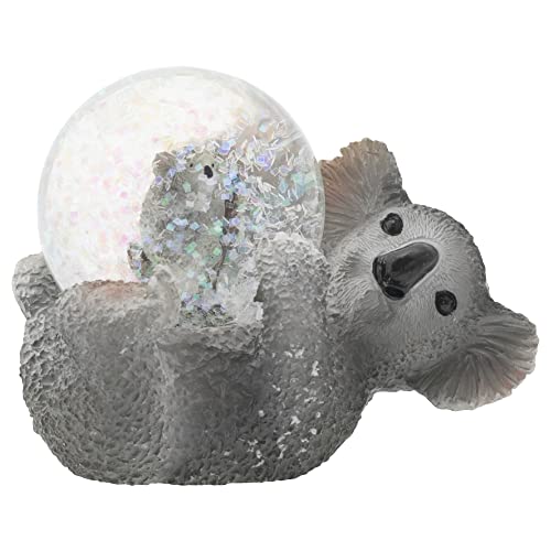Koala and Joey Baby Water Snow Globe Miniature 45mm Polyresin Figurine