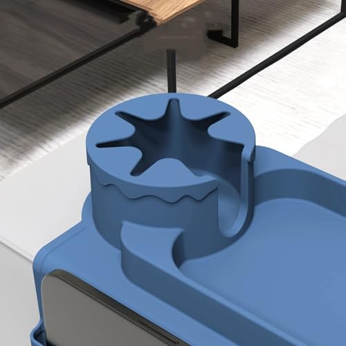 Silicone Sofa Armrest Tray with Cup Holder - Anti-Slip Couch Organizer