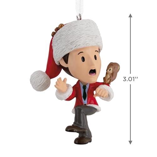 Hallmark Christmas Vacation Ornament Clark Griswold with Squirrel - Holiday Tree Decor