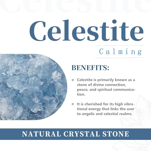 Natural Raw Blue Celestite Crystal Cluster Geode Specimen (160-220g)