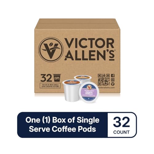 Flavored Coffee Pods Variety Pack (32 Count) - Vanilla, Caramel & Hazelnut
