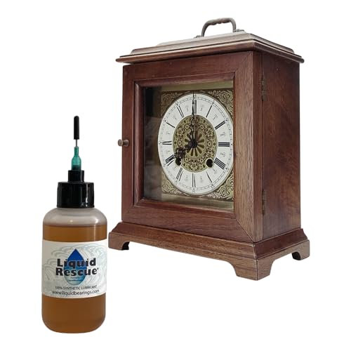 Liquid Rescue Synthetic Clock Oil - Lubricant for Grandfather & Wall Clocks