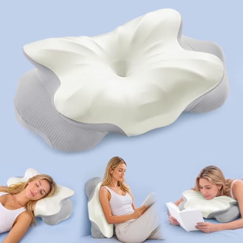 Ergonomic Memory Foam Cervical Pillow for Neck Pain Relief