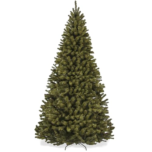 7.5ft Unlit Artificial Christmas Tree - Realistic Spruce with Metal Base