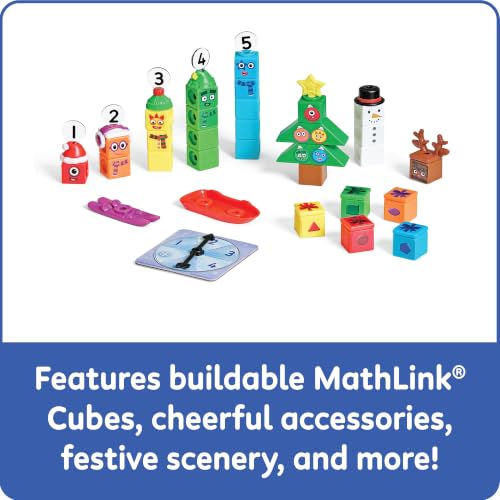 MathLink Cubes Advent Calendar - 24 Days Christmas Countdown Playset
