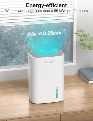 Small Dehumidifier for Bathroom and Bedroom with 30 oz Tank