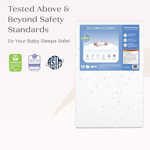 4-Inch Waterproof Mini Crib Mattress - GREENGUARD Gold Certified