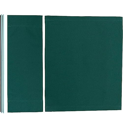 Director Chair Canvas Replacement Set with Sticks, Green, Medium