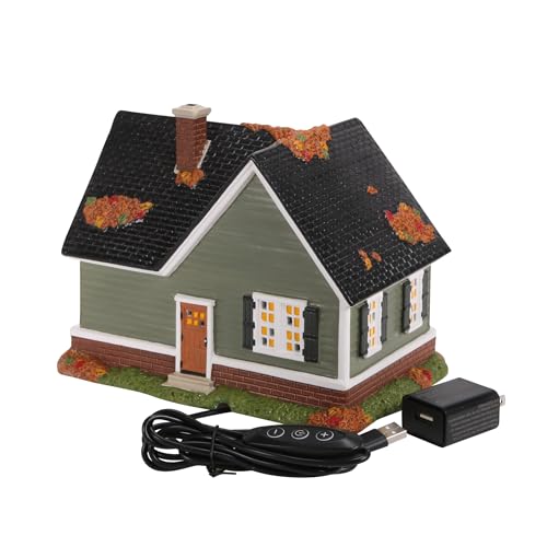 Lighted Ceramic Halloween Village Building - Harvest November 13th