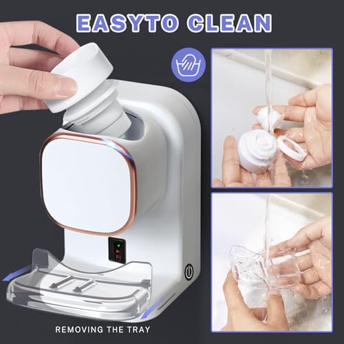 Automatic Touchless Toothpaste Dispenser, Wall Mounted Bathroom Organizer