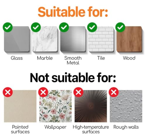 16-Pack Heavy Duty Adhesive Hooks, Clear Damage-Free Wall Hooks for Hanging
