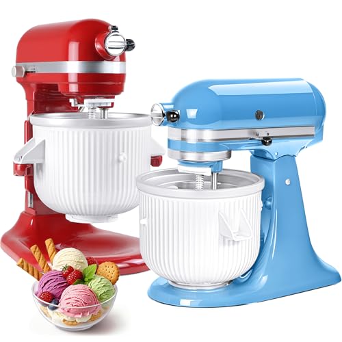 2-Quart Ice Cream Maker Attachment for Tilt-Head and Bowl-Lift Stand Mixers