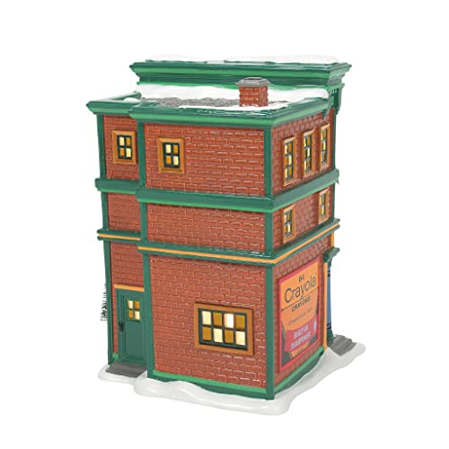 Department 56 Snow Village Crayola Crayon Store Lit Building - 8.11 Inch Holiday Decor