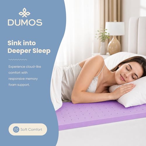 Cooling Gel Memory Foam Mattress Topper - 2 Inch Full Size