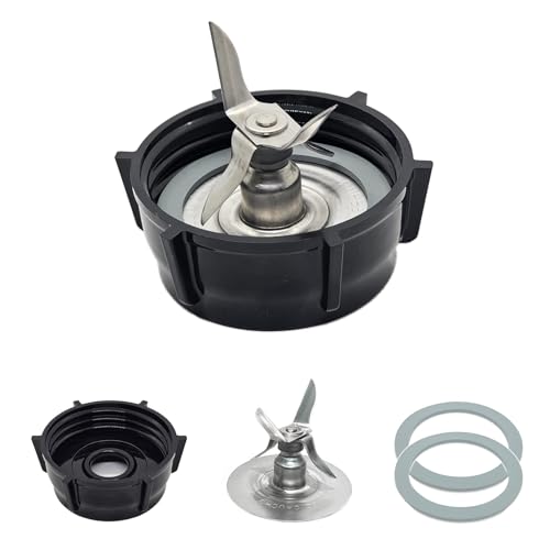 Blender Replacement Kit with 4-Point Blade, Jar Base, and Seal Gaskets