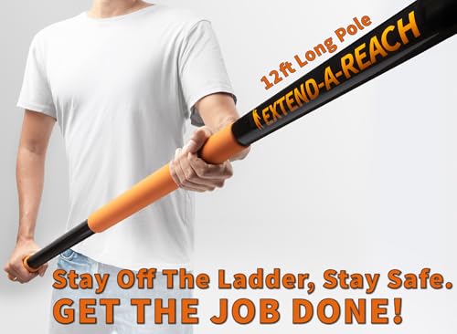 20 ft High Reach Duster Kit with 12 ft Telescopic Pole & 3 Heads