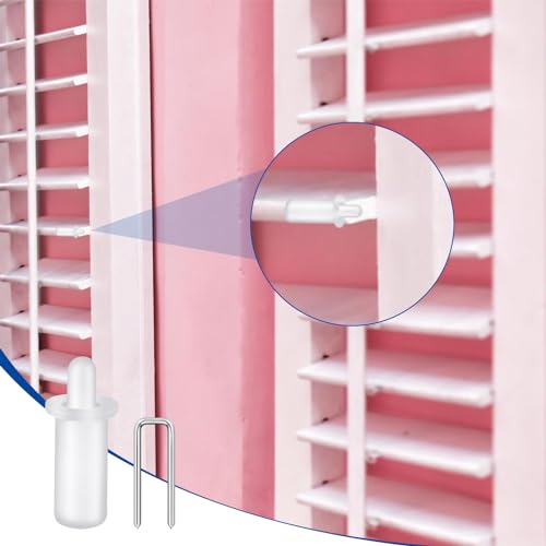 40-Piece Plantation Shutter Repair Kit with Louver Staples and Pins