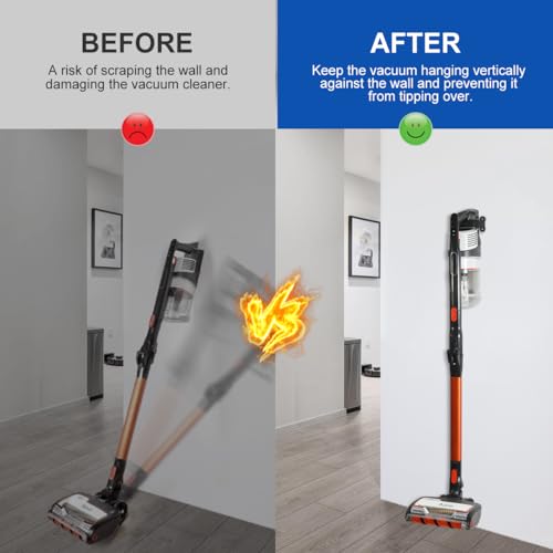 Universal Cordless Stick Vacuum Wall Mount Holder - Drill or Adhesive