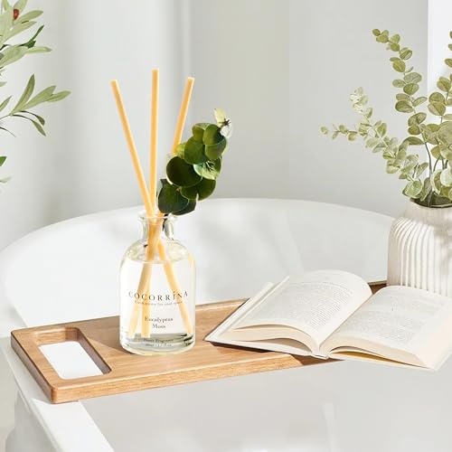 Reed Diffuser Set of 3 with Dried Eucalyptus and Essential Oil Scents