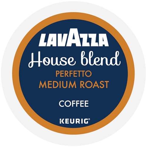 Lavazza House Blend Perfetto, Single-Serve Keurig K-Cup Pods, Medium Roast Coffee, 40-Count Box