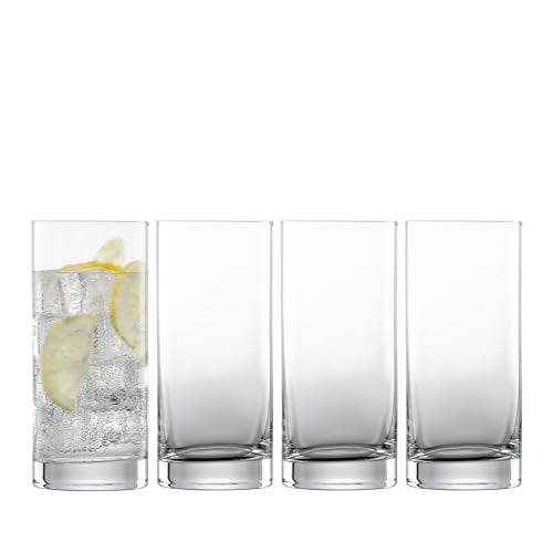 Paris Long Drink Glasses, 16.5 oz Tritan Crystal Highball Set of 6