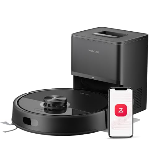 Robot Vacuum and Mop with Self-Empty Station, 10000Pa Suction, LiDAR Mapping