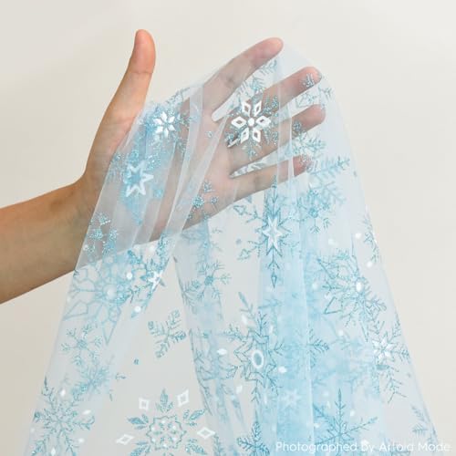 Artoid Mode Blue Snowflakes Christmas Table Runner 28x120 Inch Holiday Decor