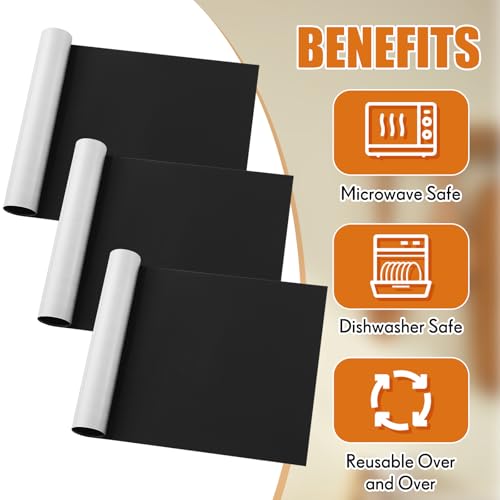 PTFE Non-Stick Toaster Release Sheets, 33 x 12.25 Inch, 5 Pack
