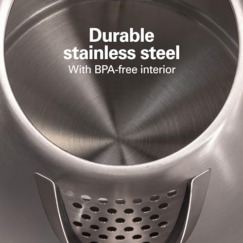 1.7 Liter Stainless Steel Electric Kettle - Fast Boiling Water Boiler