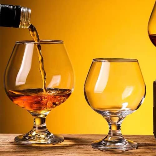 12-Pack Crystal Brandy Snifter Glasses 11oz - Elegant Tasting & Drinking Glassware