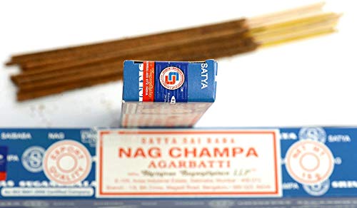 Nag Champa Incense Sticks - 3 Packs of 15g Joss Sticks