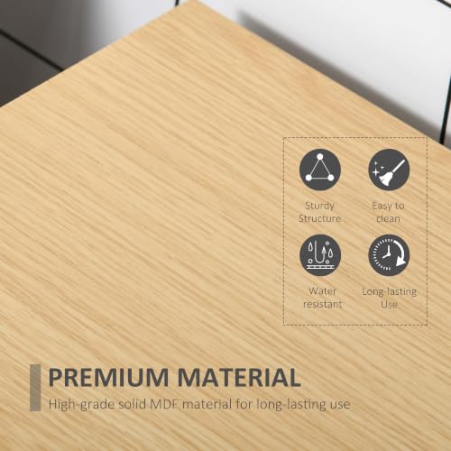 HOMCOM Under Sink Bathroom Storage Cabinet with Removable Shelf, White
