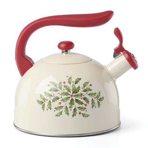 Lenox Holiday Aluminum Tea Kettle 84oz - Variation: Tea Kettle