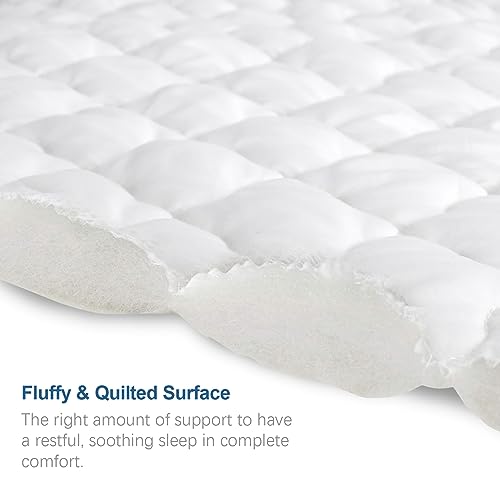 SPRINGSPIRIT Waterproof Full Mattress Protector - Quilted Fitted Pad
