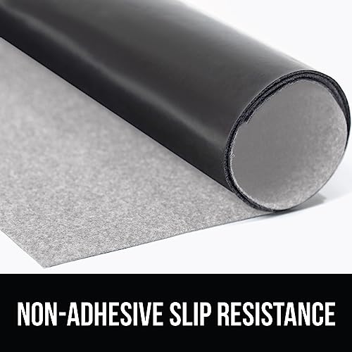 GORILLA GRIP LeakGuard Non-Adhesive Under Sink Mat for Kitchen Cabinet, 24x40, Waterproof Quick Dry Shelf Liner, Durable Absorbent Felt Mats for Bathroom Sinks, Cabinets, Dresser, Easy Trim Light Gray