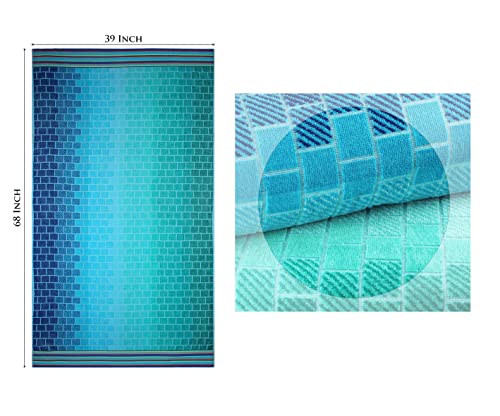 Oversized XL Beach Towels 39 x 68 Inches, 2-Pack 100% Cotton Terry