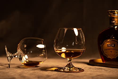 GLASSIQUE CADEAU 21 oz Crystal Brandy & Cognac Snifter Glasses Set of 2