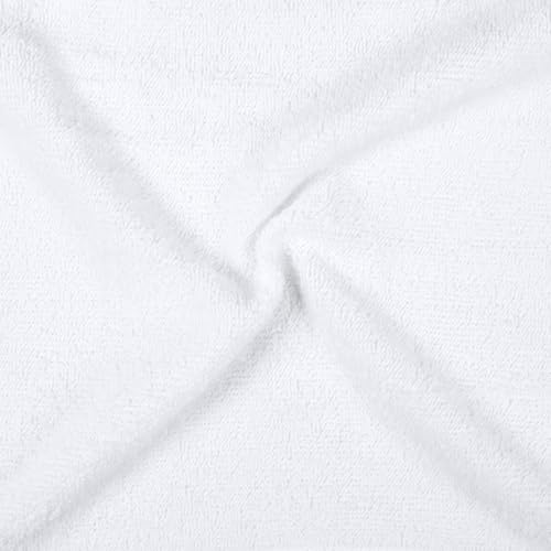 Amazon Basics Fast Drying Cotton Washcloths 12x12 White 24-Pack