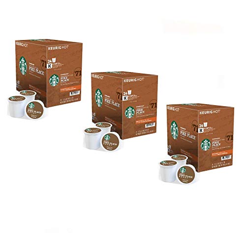 Starbucks K-Cup Pods - Pike Place Roast Coffee - Rich Flavor, 12 Count