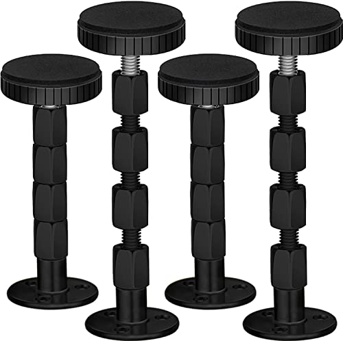 Adjustable Bed Headboard Stoppers - Anti-Shake Wall Protectors, 4 Pack