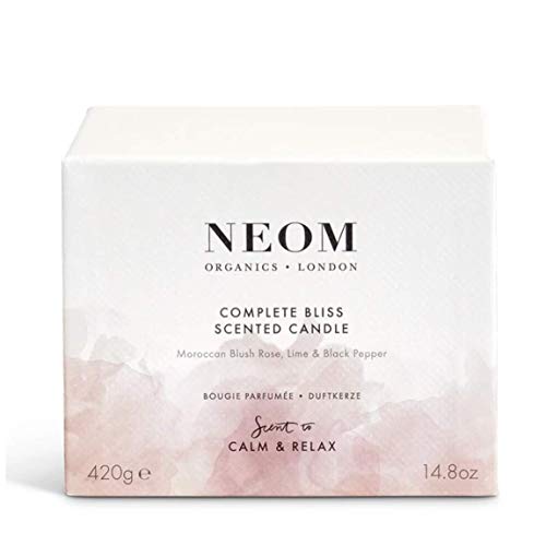 NEOM Complete Bliss 3-Wick Candle Calm & Relax - Blush Rose, Lime & Black Pepper (1 EA)