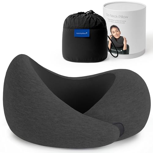 Ostrichpillow Go Memory Foam Travel Pillow - 360° Ergonomic Neck Support