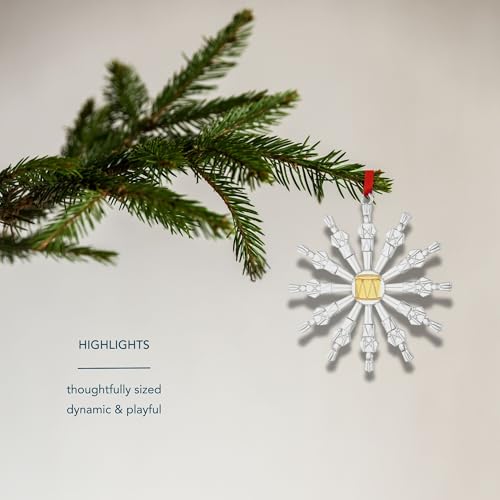 Nambé Twelve Days of Christmas Hanging Tree Ornament - 12 Drummers Drumming