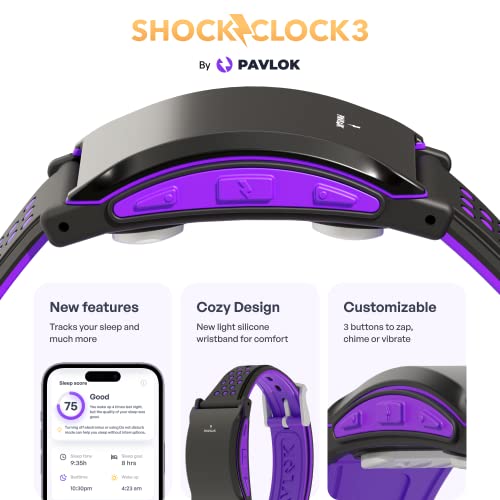 Smart Alarm Wristband for Heavy Sleepers with Vibration and Safe Zap